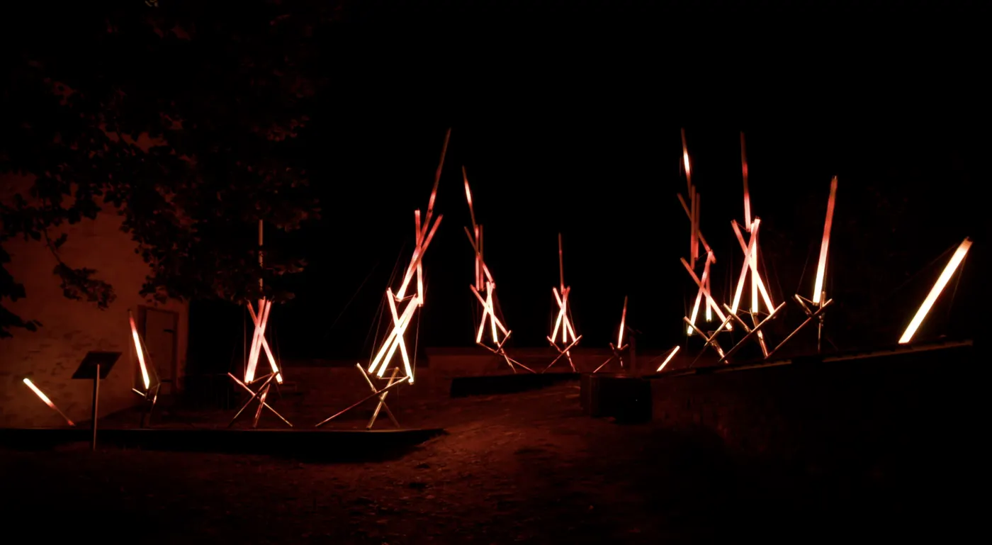 LUMODO installation at Plesse Castle
